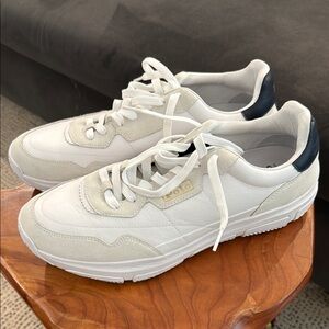 Polo by Ralph Lauren Men's Cream and Black Sneakers